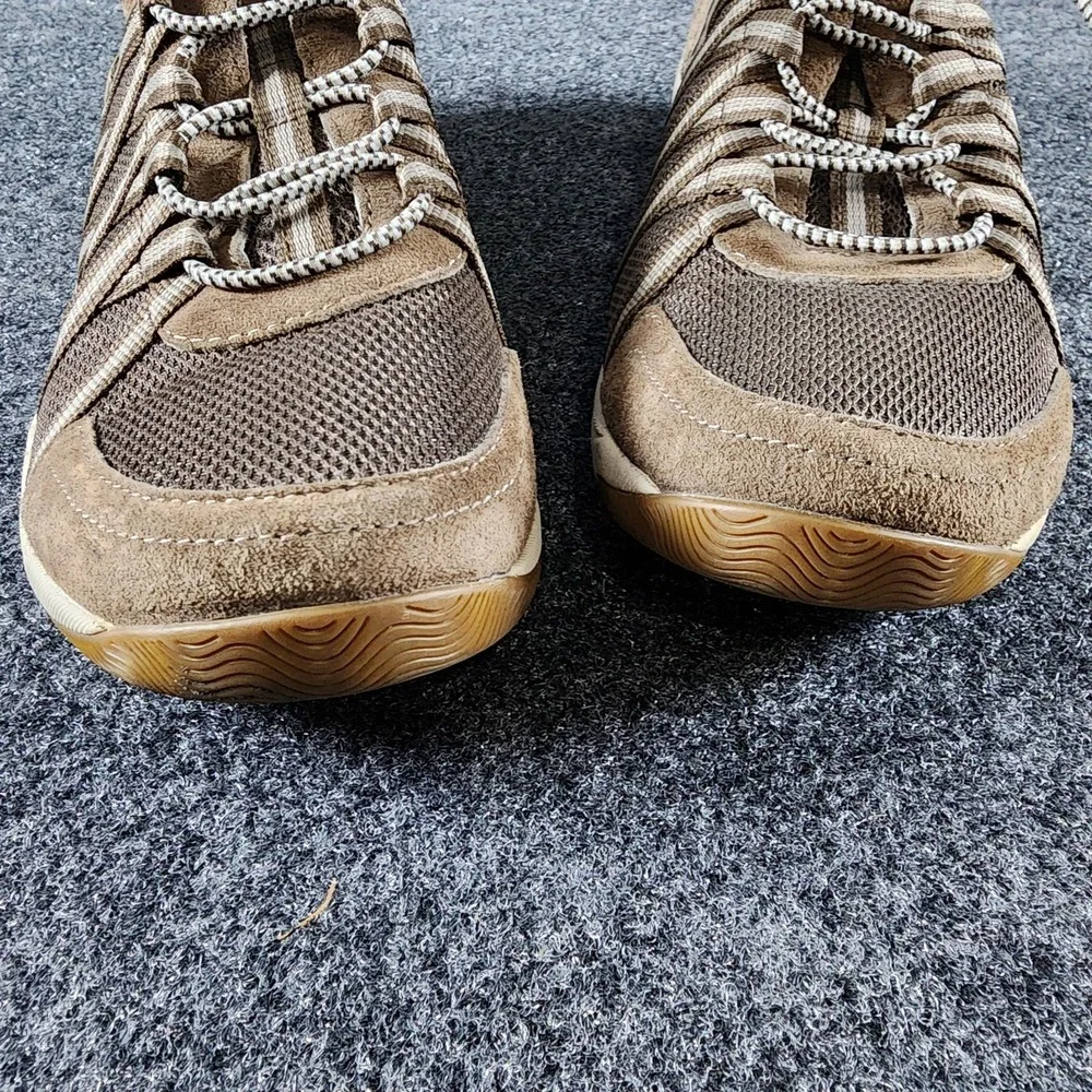 Dansko Honor Mesh Suede Drawcord Sneaker Womens Size EU 40/US 9.5-10 Brown EUC